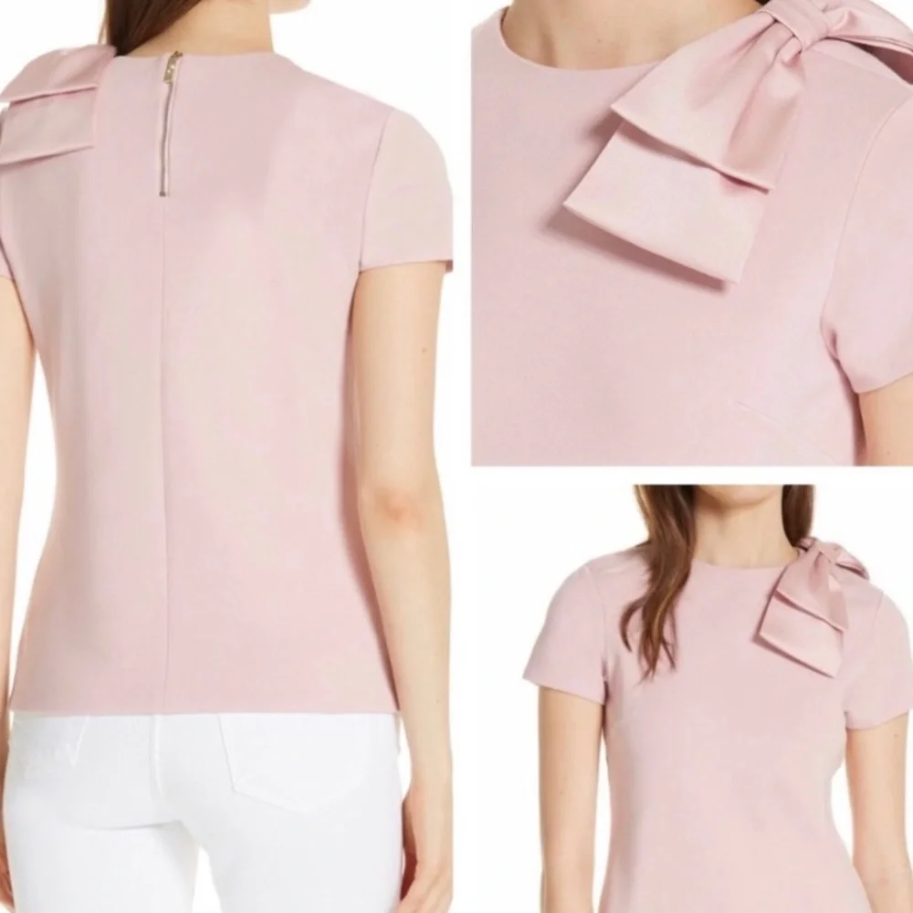 Ted Baker London Joyous Bow Shoulder Top - Picture 1 of 16
